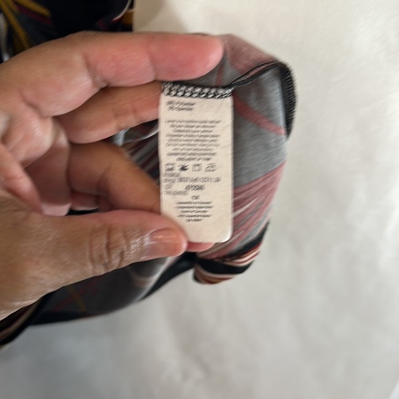 Laura Printed Short Sleeve Blouse Size 1X Black - Picture 4 of 4